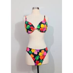 Catalina Neon Floral Bikini